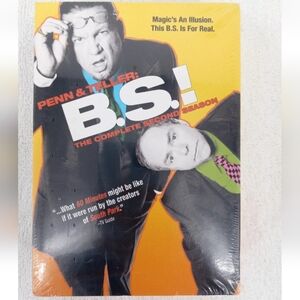 Penn & Teller B.S. The Complete Second Season (DVD,  3-Disc) New Sealed